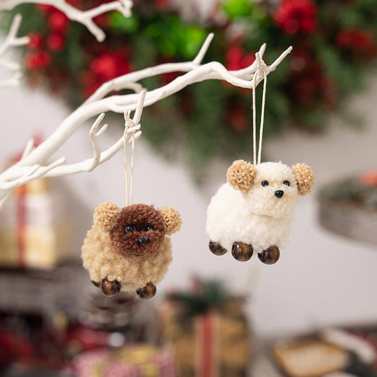 Fuzzy Puppy Hanging Charms