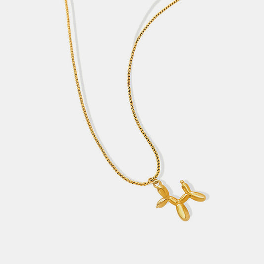 Puppy Necklace 18K Gold-Plated